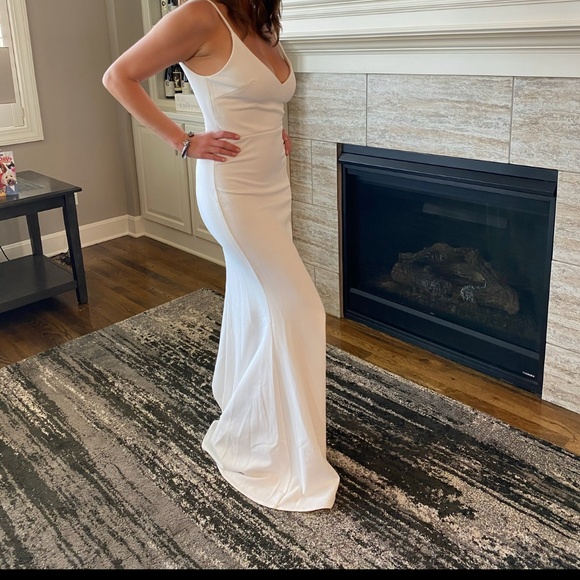 Lulus Infinite Glory White Maxi Dress - Size S - Picture 5 of 5
